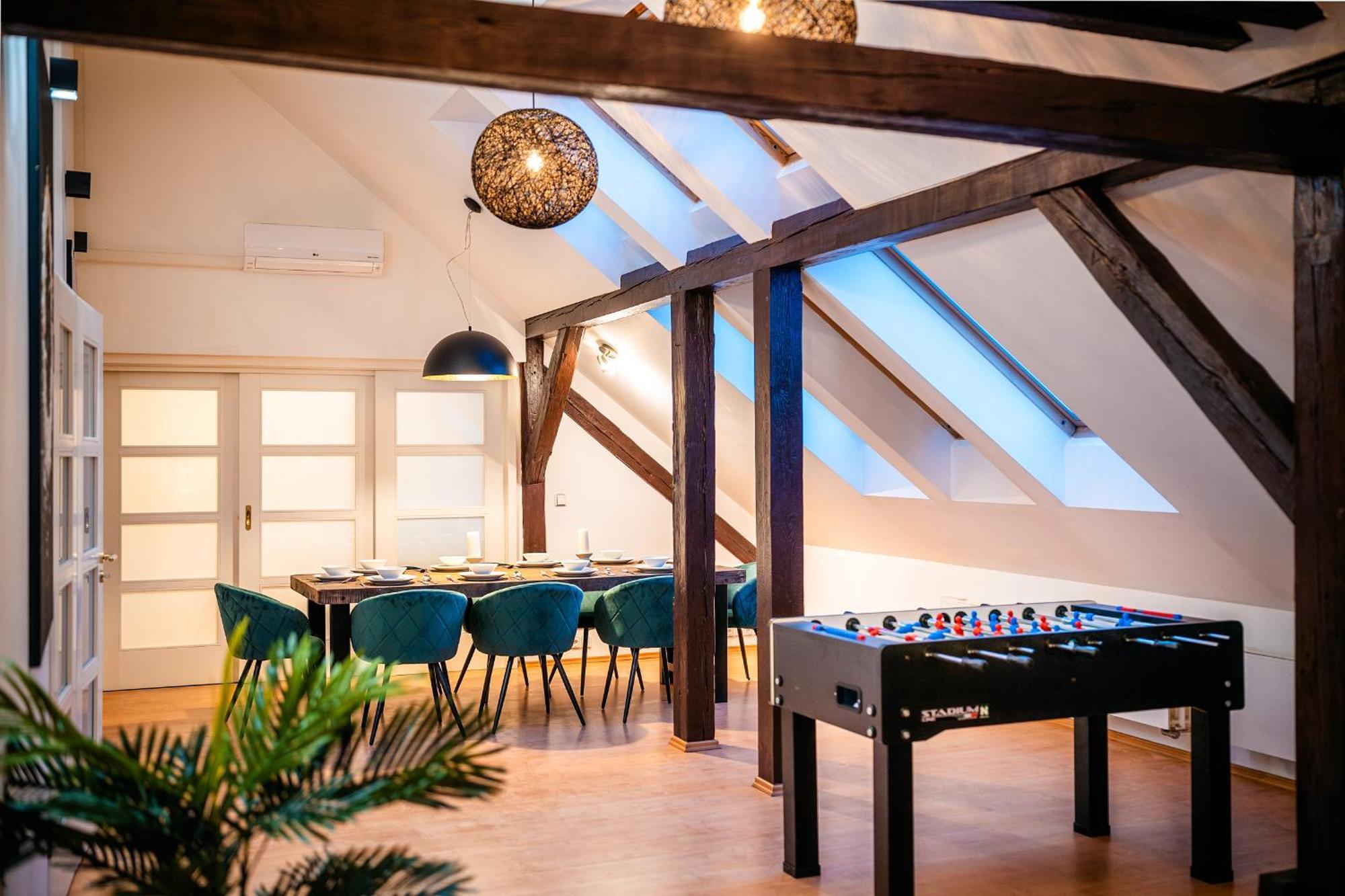 A/c Lux Rooftop 6br+3.5bath Wenceslas Square Apartamento *