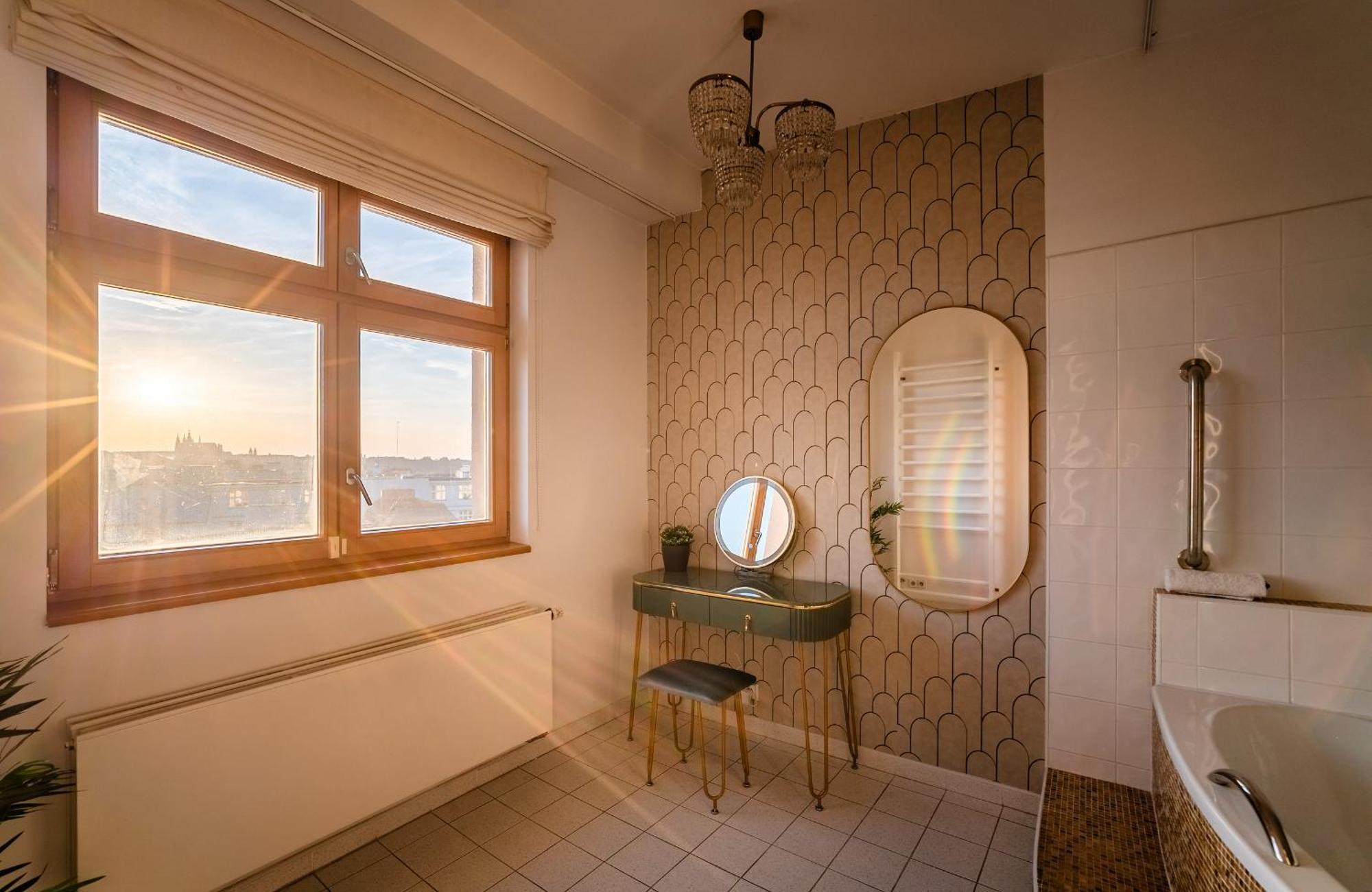 A/c Lux Rooftop 6br+3.5bath Wenceslas Square Apartamento