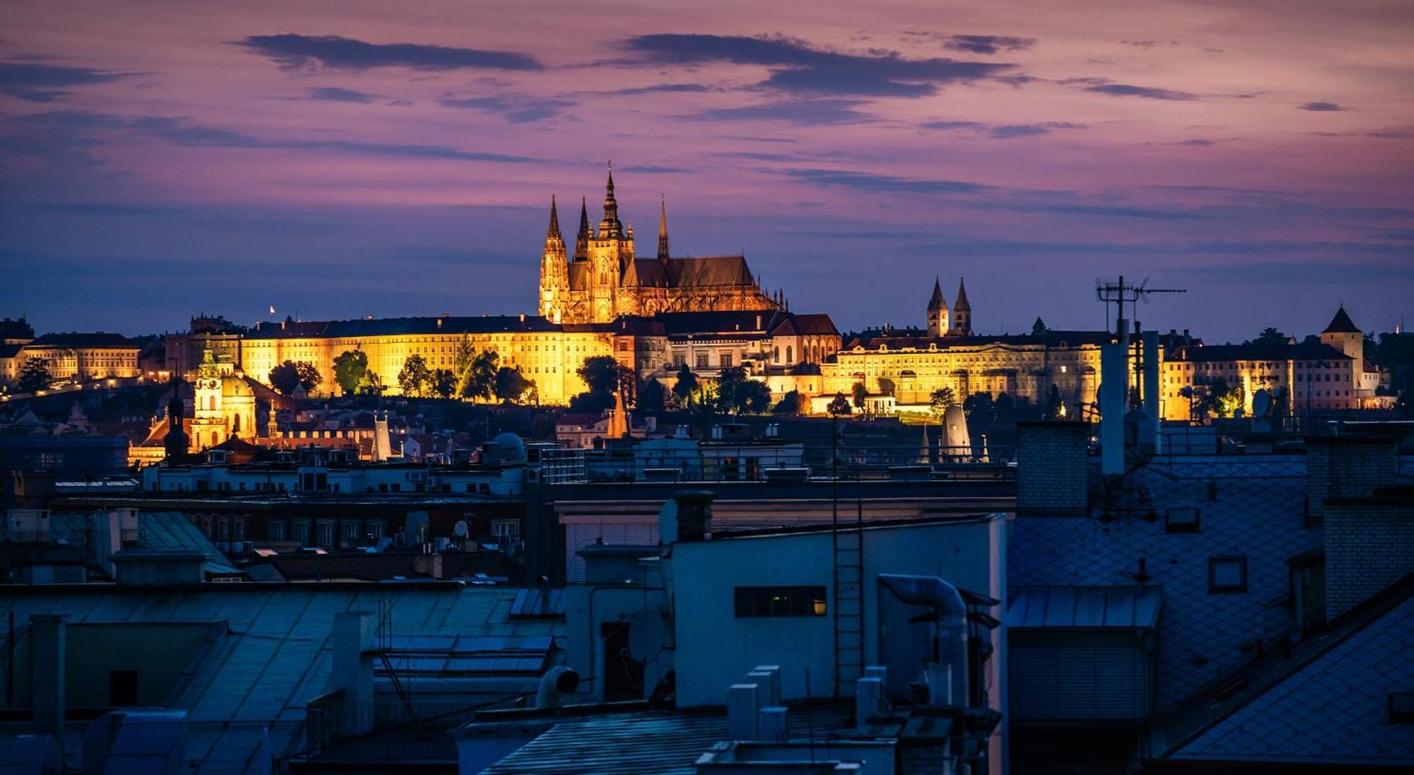 A/c Lux Rooftop 6br+3.5bath Wenceslas Square Apartamento Praga