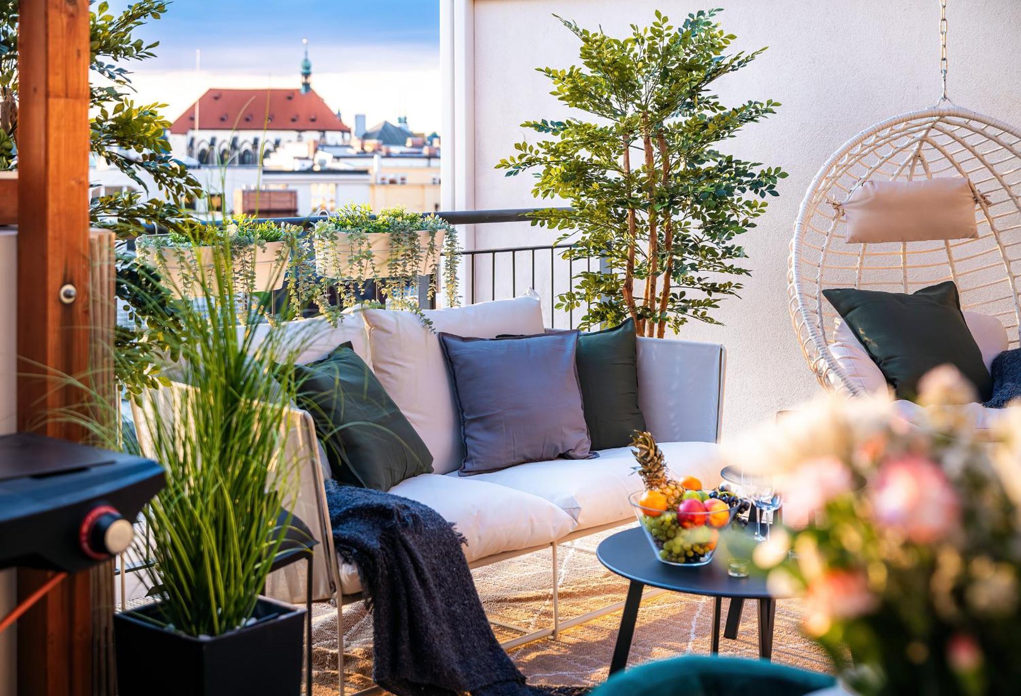 A/c Lux Rooftop 6br+3.5bath Wenceslas Square Praga