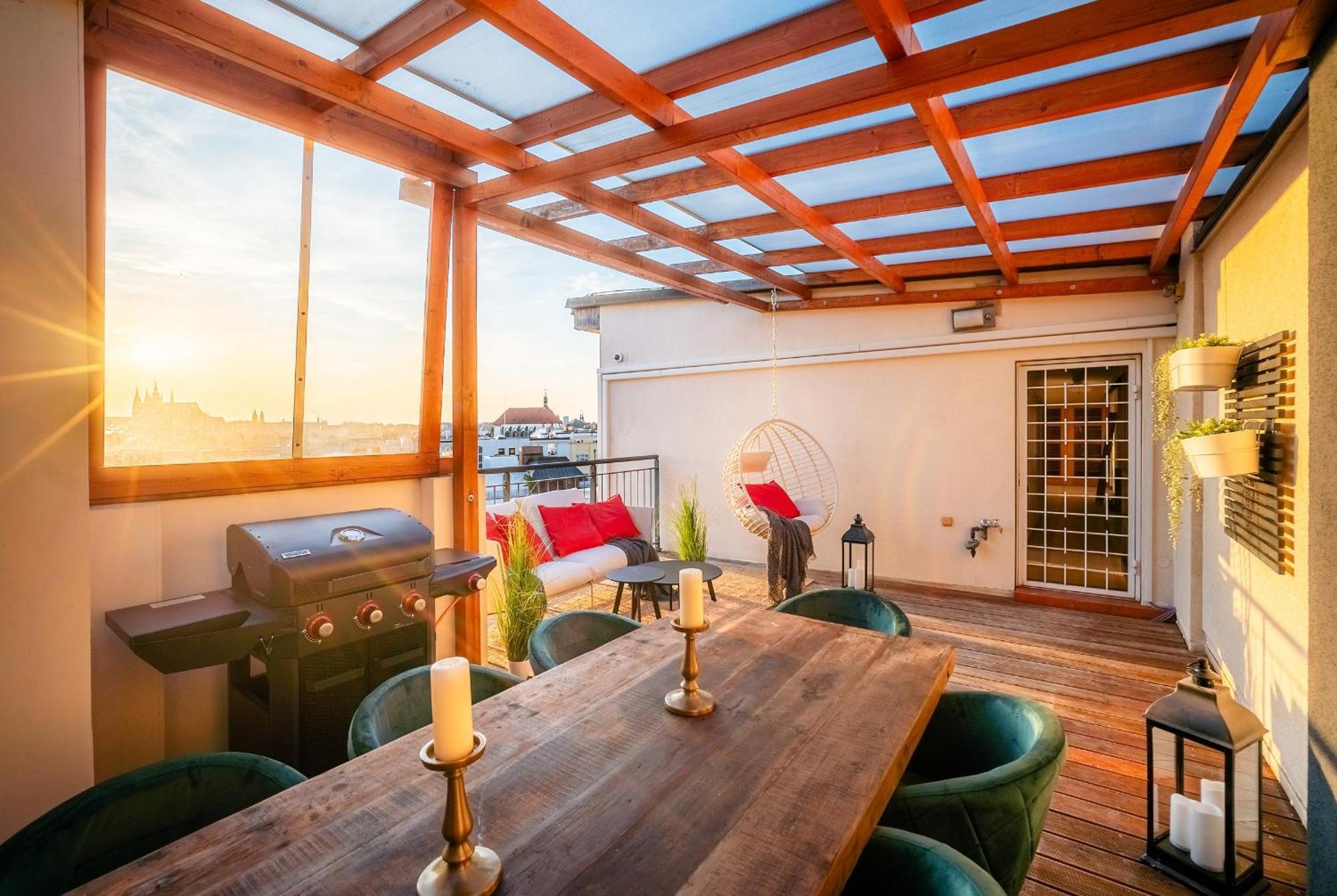 Apartamento A/c Lux Rooftop 6br+3.5bath Wenceslas Square *
